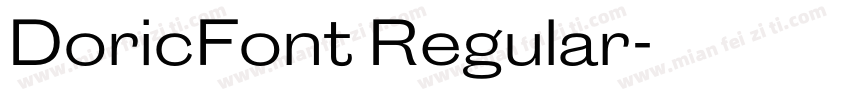 DoricFont Regular字体转换